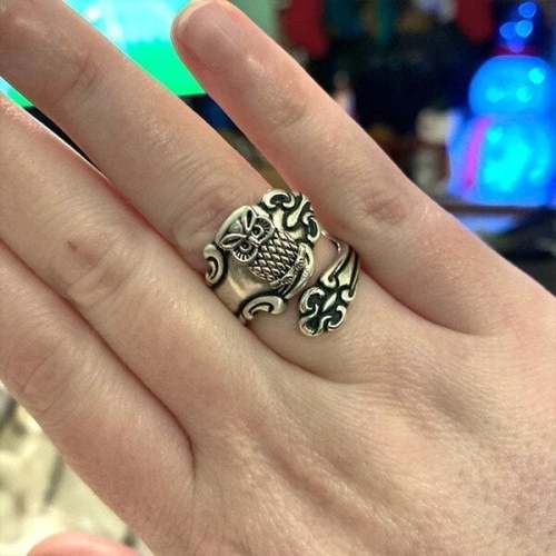 Last Day 75% OFFOwl Spoon Ring