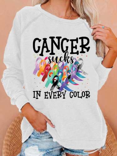 Fashionable Print Long Sleeve Sweatshirt