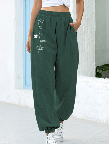 Women's  St. Patrick's Day Casual Loosen Pants