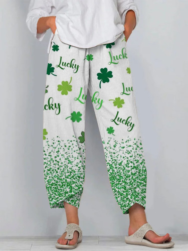 Women's  St. Patrick's Day Casual Loosen Pants