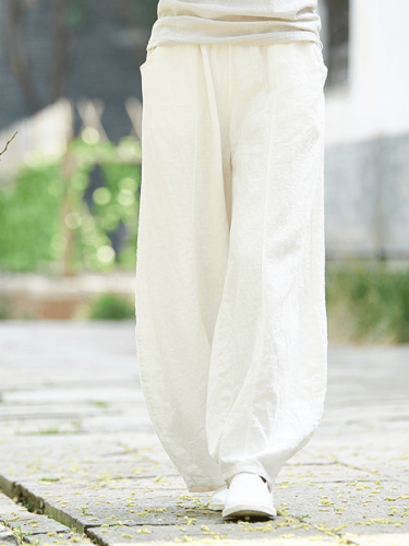 Women's Loose Casual Cotton Linen Harem pants