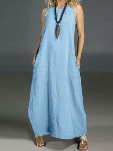 Linen Dress - www.tangdress.com