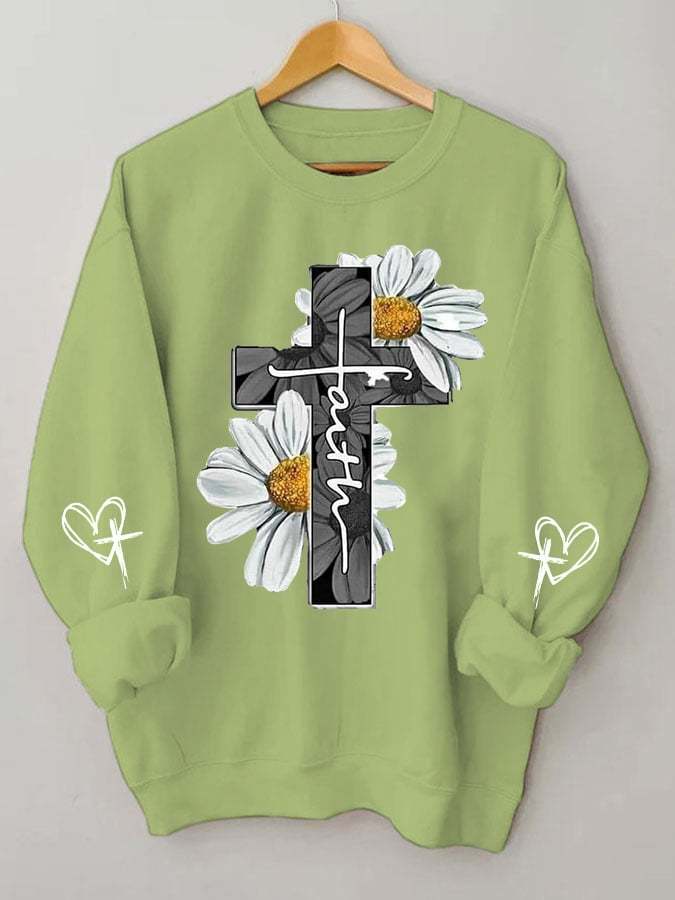 Women's Faith Print Sweatshirt