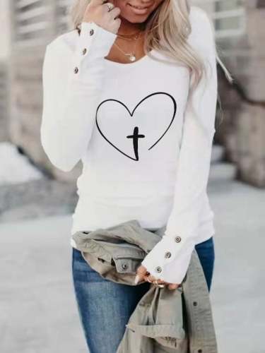 Women's Jesus Pint Casual Loose T-Shirt
