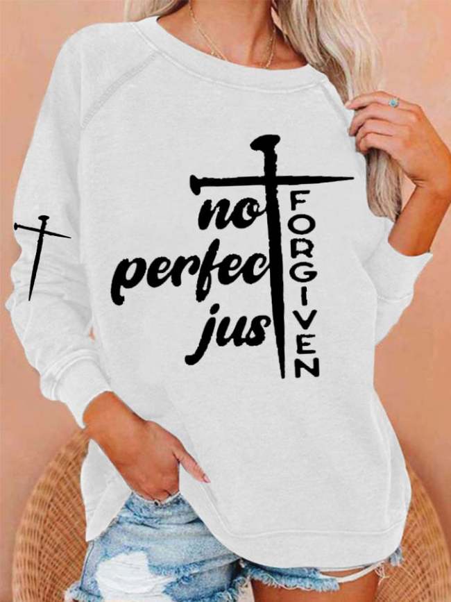 Women's Not Perfect Just Forgiven Sweatshirt