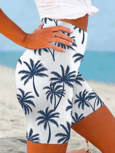 Palm Tree Print Leggings