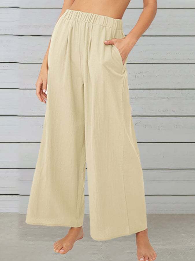 Women's Cotton Linen Loose Casual Pants