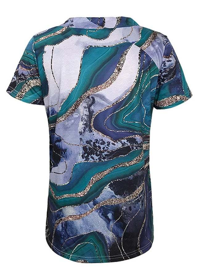 Casual Sea Turtle Print T-Shirt
