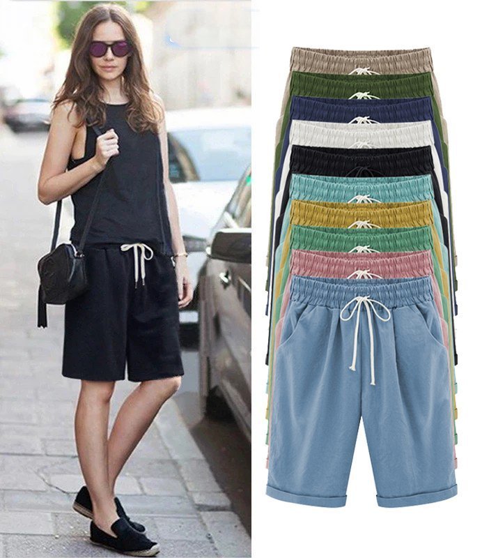 (🔥Summer Hot Sale -48% OFF🔥)Elastic Waist Casual Comfy Summer Shorts