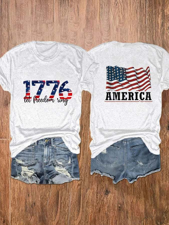 Women's 1776 - let freedom ring T-shirt