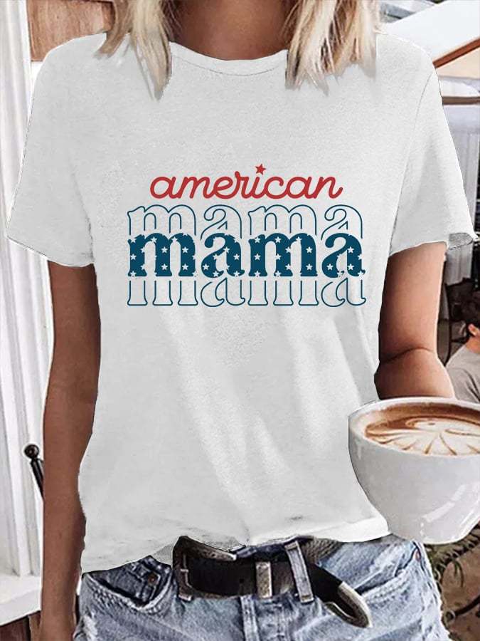 Women's American Mama Casual T-Shirt