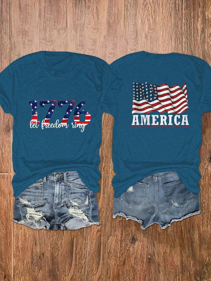 Women's 1776 - let freedom ring T-shirt