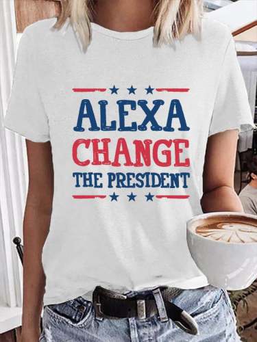 Women's Alexa Change The President Relaxed T-Shirt