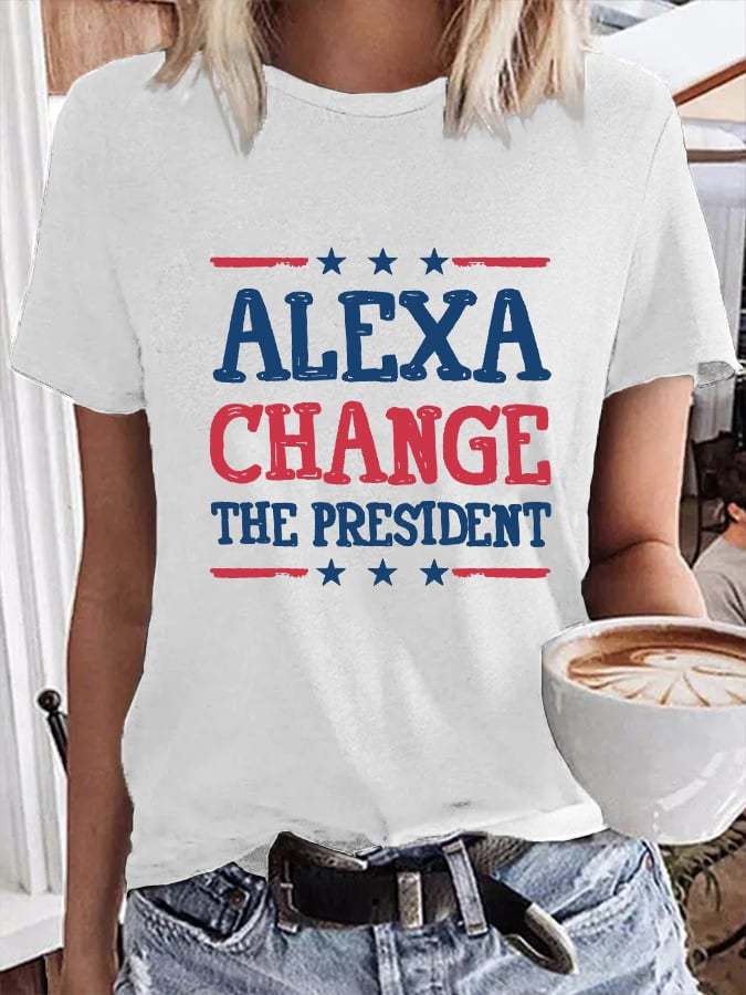 Women's Alexa Change The President Relaxed T-Shirt
