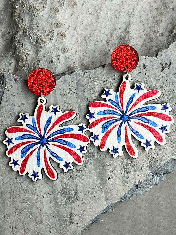 Women's Independence Day Cute Earrings