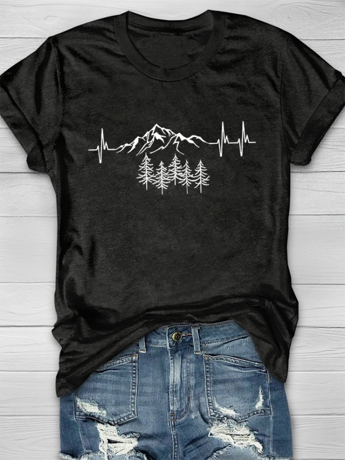 Heartbeat For Mountains T-shirt