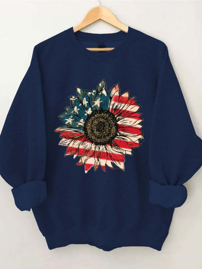 America Sunflower Sweatshirt
