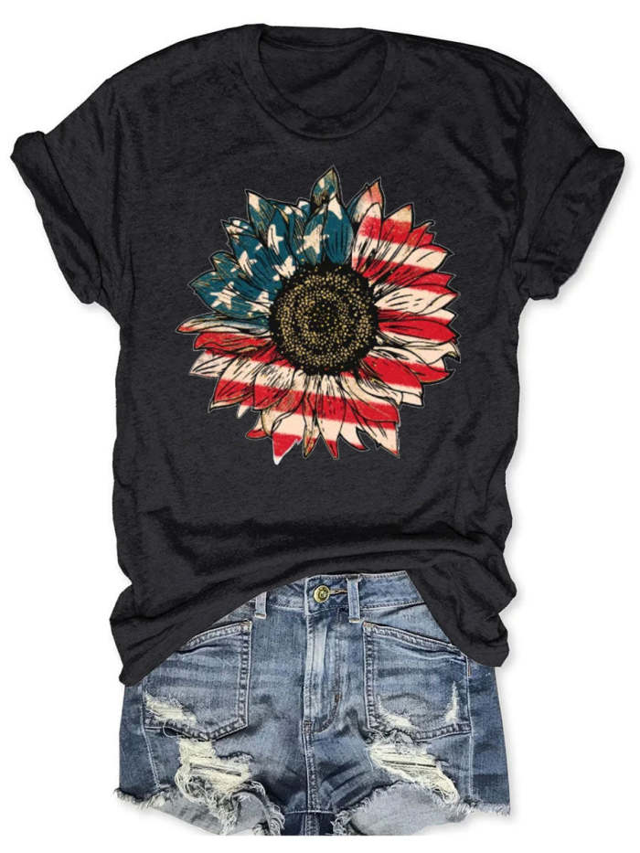 America Sunflower T-shirt