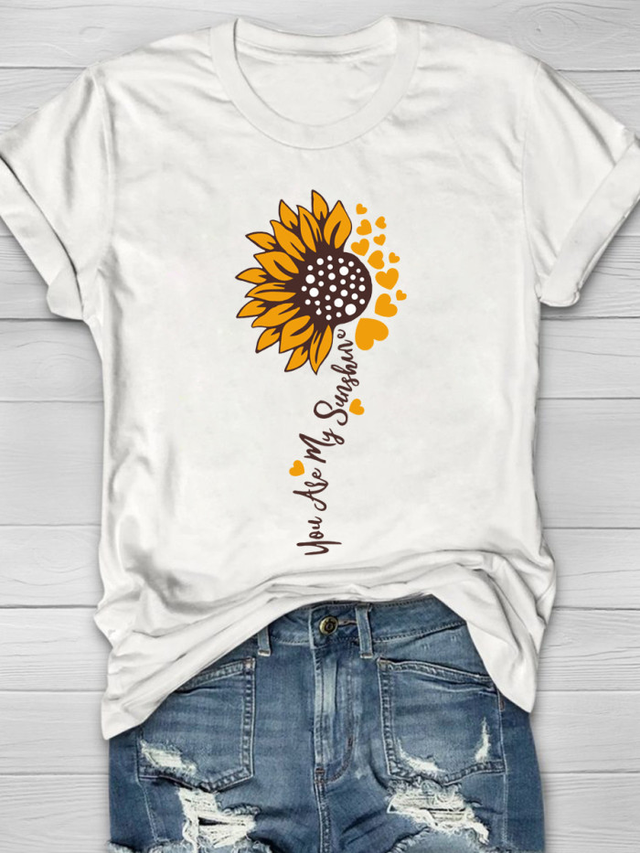 Sunflower Leopard Short Sleeve T-shirt