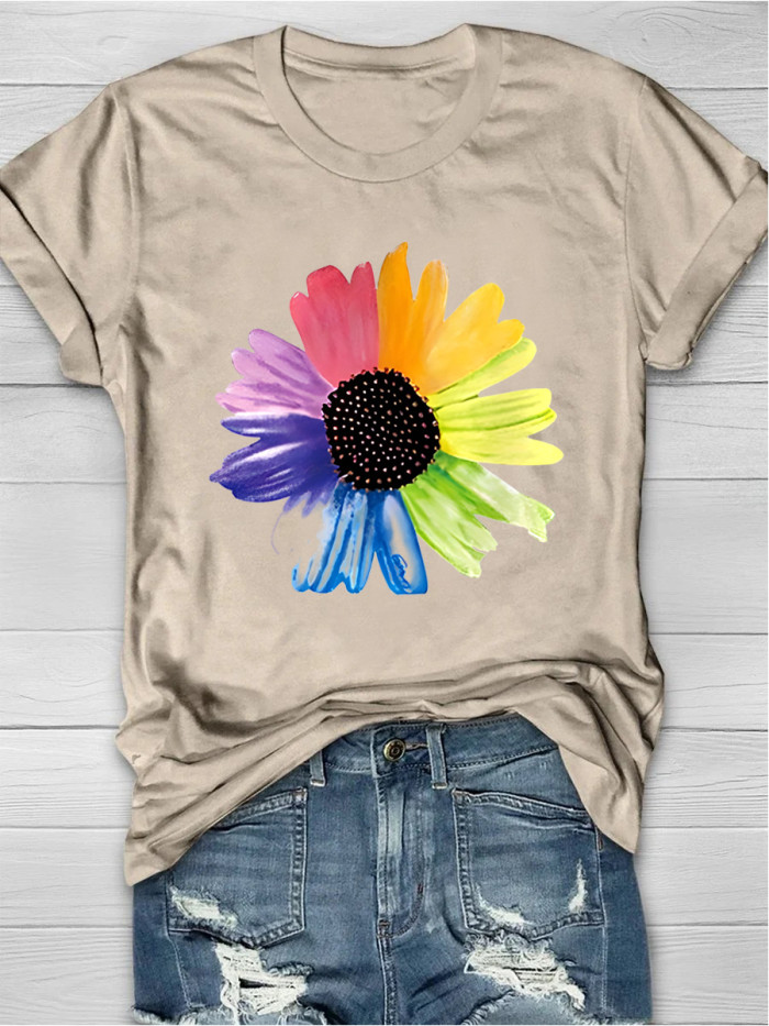 Sunflower Femal Short Sleeve T-shirt
