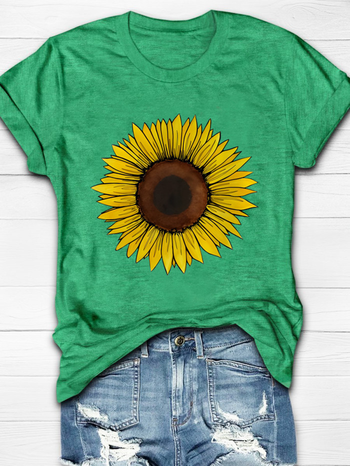 Sunflower  Femal Short Sleeve T-shirt