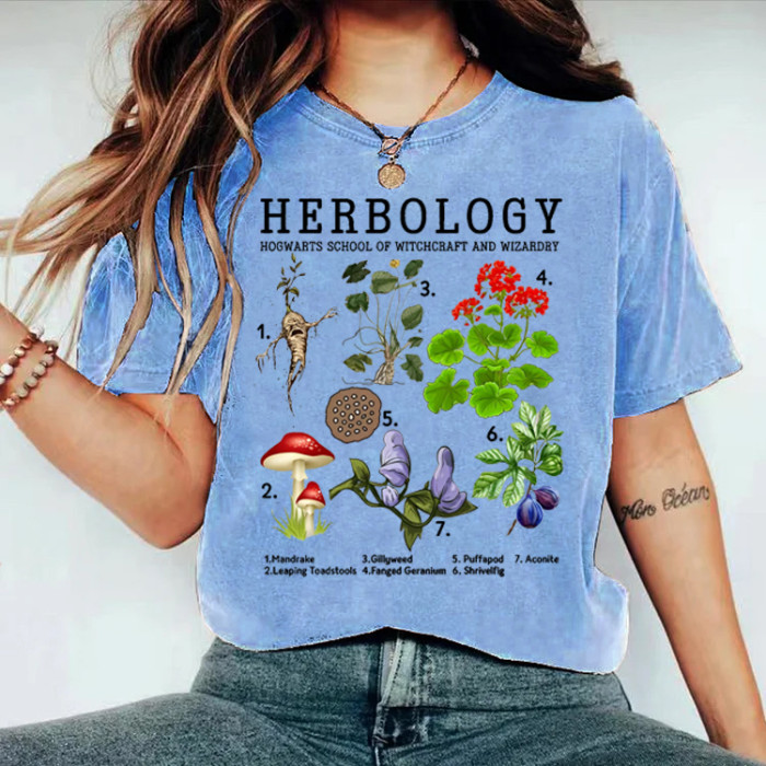 Herbology Plants Gift For Plant Lover Botanical T-Shirt