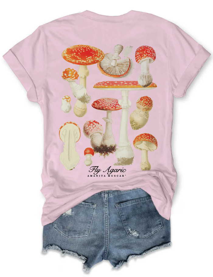 Life Is Good Mushroom T-shirt