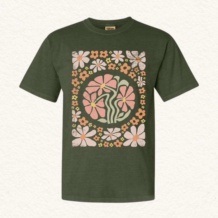 Boho Flowers T-shirt