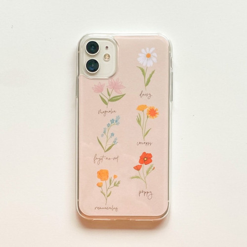 Poppy Daisy Wild Flowers Phone Case