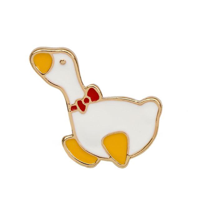 Funny Goose Badge Enamel Pin