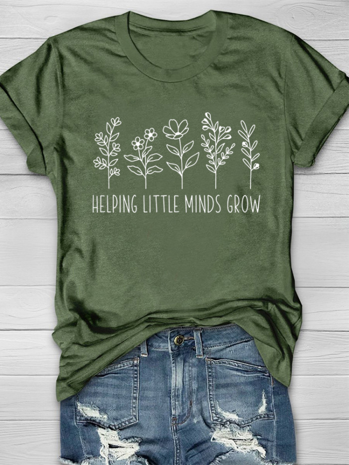Helping Little Minds Grow Svg T-shirt