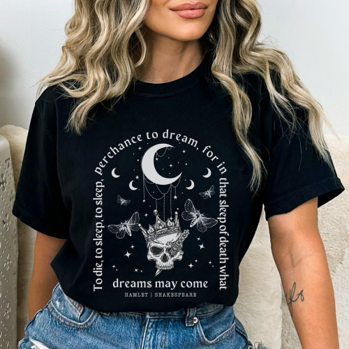 Vintage Hamlet Poet Shakespeare T-shirt