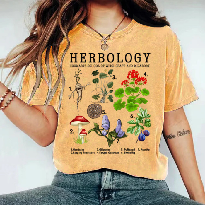 Herbology Plants Gift For Plant Lover Botanical T-Shirt
