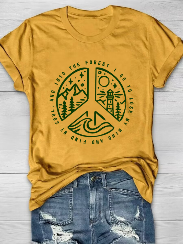 And Into The Forest I Go To Lose My Mind And Find My Soul T-shirt