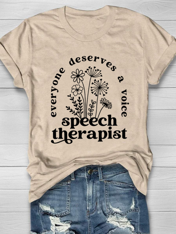 Speech Therapist T-shirt