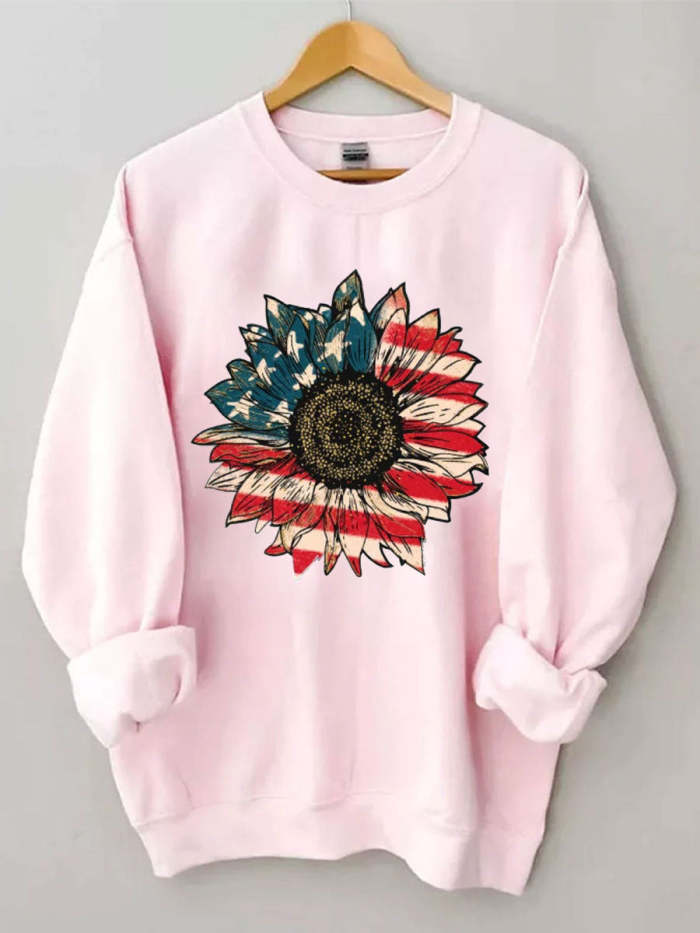 America Sunflower Sweatshirt