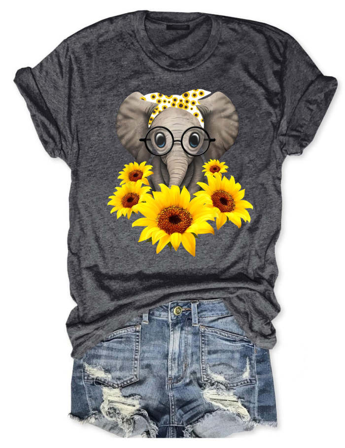 Sunflower Elephant T-shirt