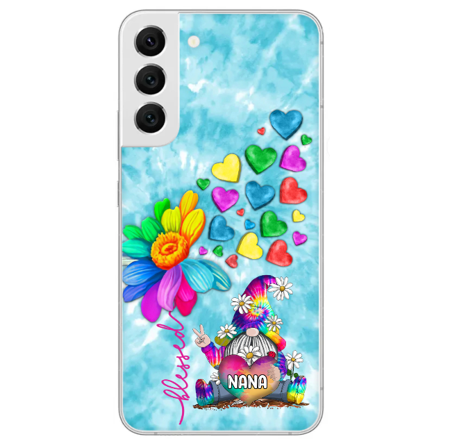 Colorful Flower Nana Mom Sweet Heart Personalized Phone Case