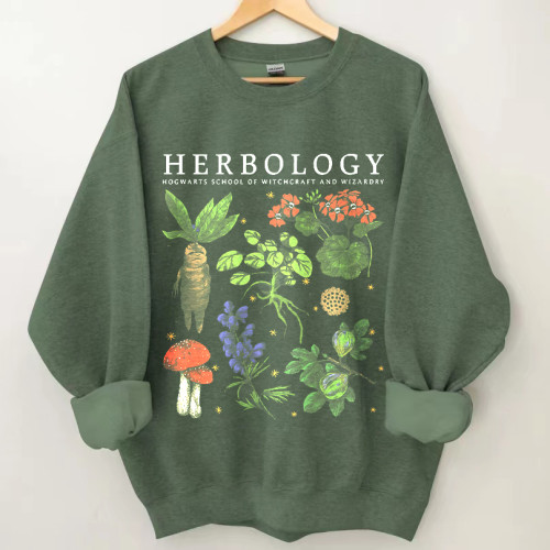 Herbology Plants Sweatshirt