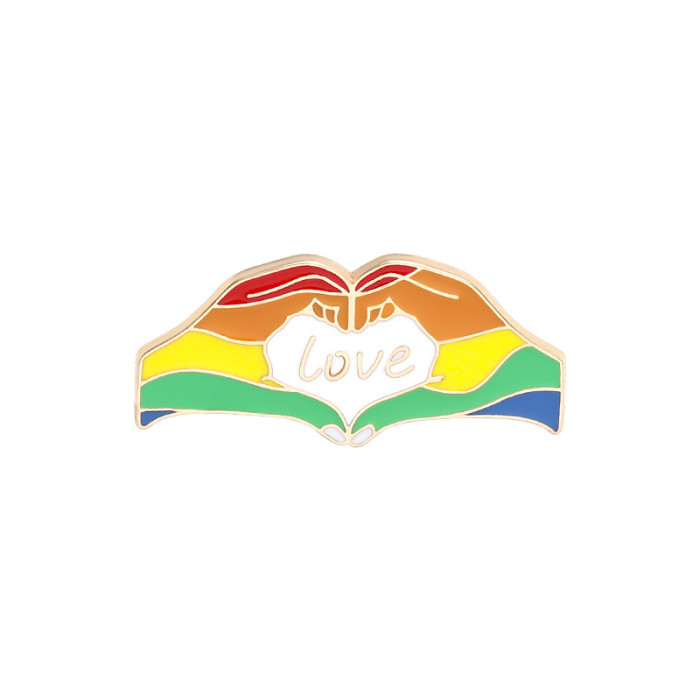 Funny Rainbow Badge Enamel Pin