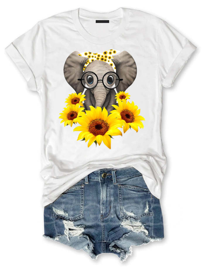 Sunflower Elephant T-shirt