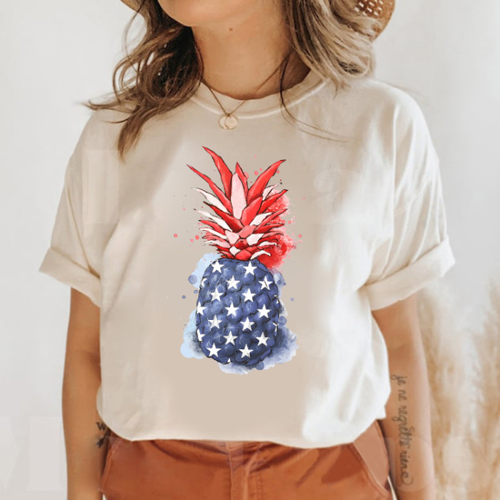 American Pineapple Plant Lady Vintage T-shirt