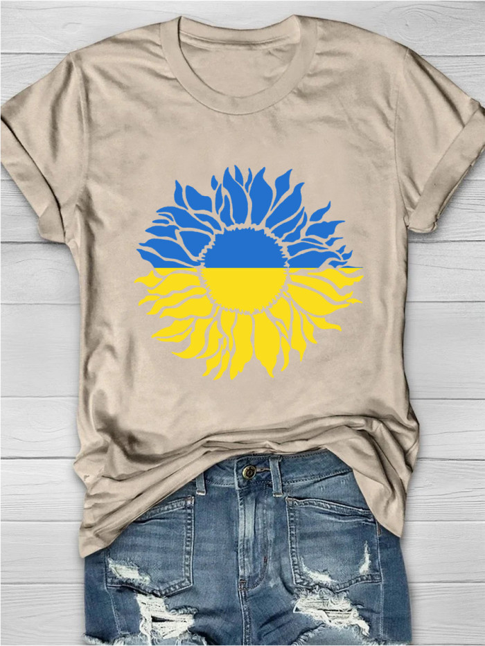 Sunflower Of Peace Short Sleeve T-shirt