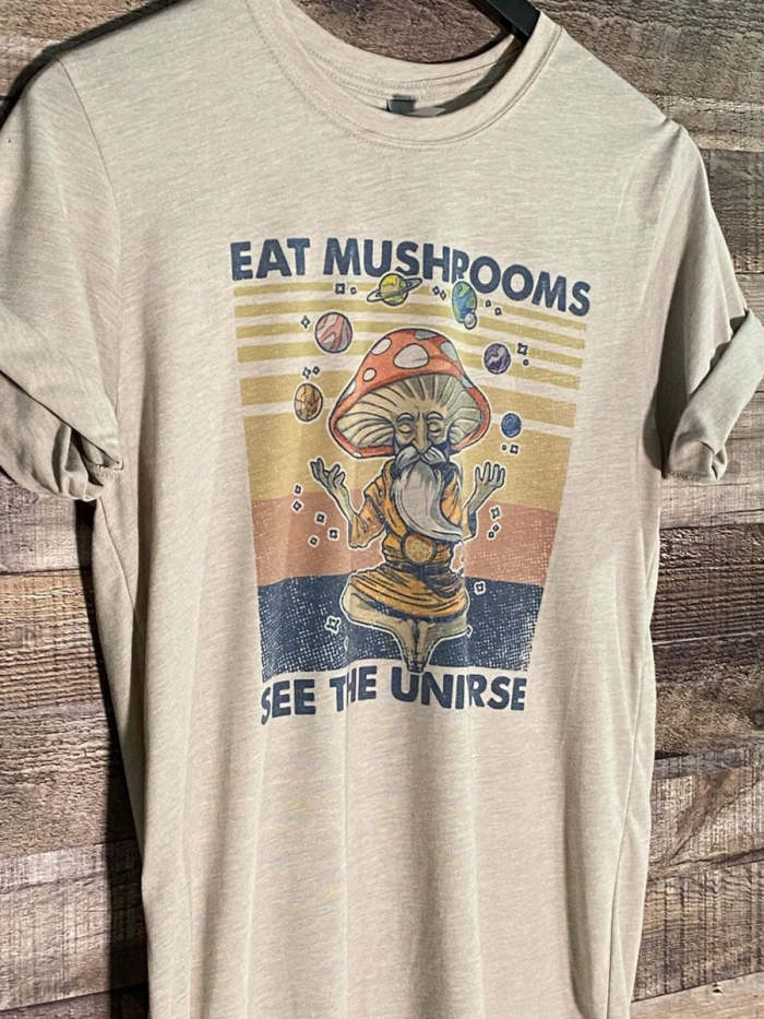 Eat Mushrooms See the Universe Unisex T-shirt