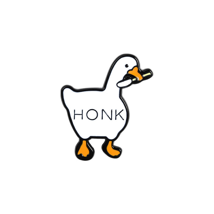 Funny Honk Goose Badge Enamel Pin