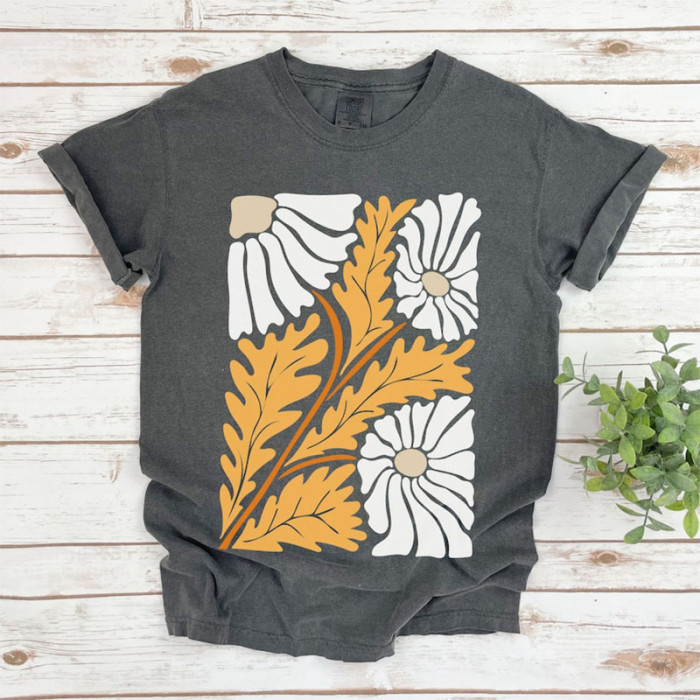 Art Nouveau Flowers T-shirt