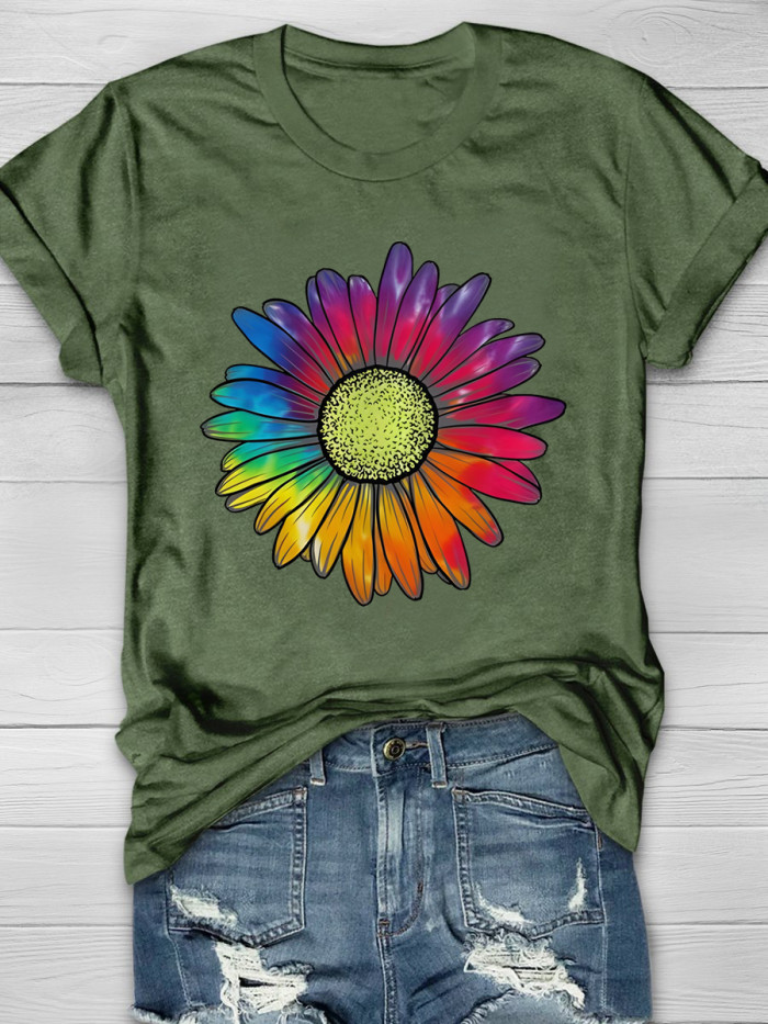 The Flower Is Full Of Love Short Sleeve T-shirt