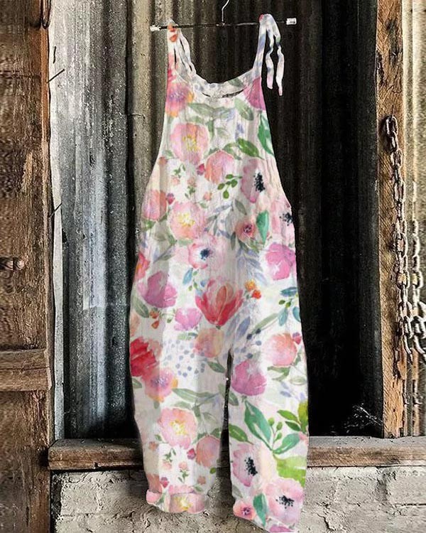 Loose Reagan Floral Jumpsuit