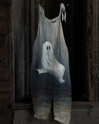 Ghost Print Jumpsuit on The Women's Swing
