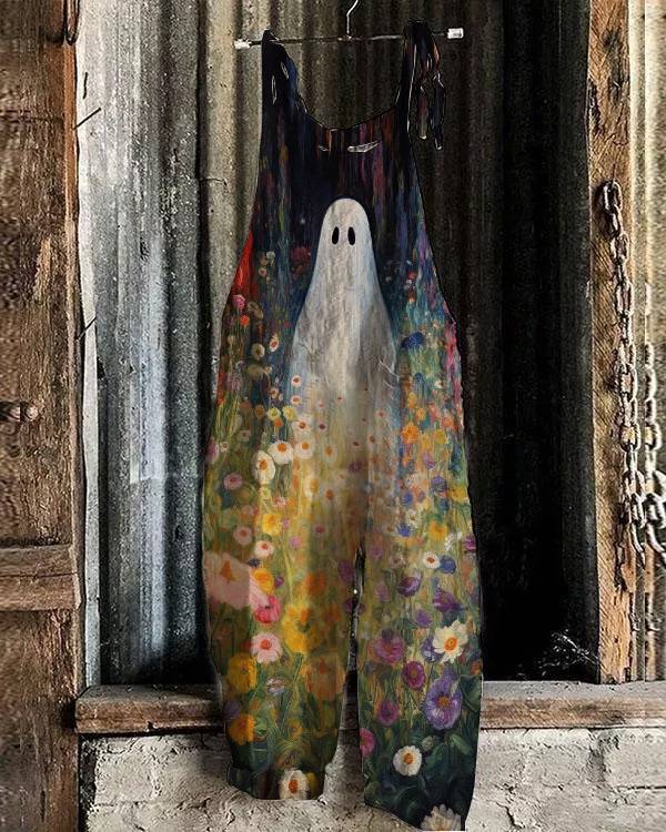 Women's Ghost Floral Print Jumpsuit